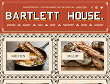 Tablet Screenshot of bartletthouse.com